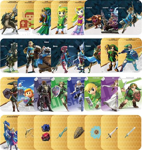 mini nfc tag cards botw which is which|Zelda: Breath Of The Wild: All amiibo Unlocks .